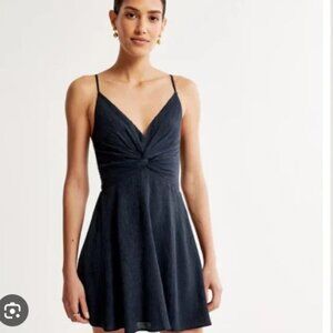 Abercrombie Strappy Black Mini Dress